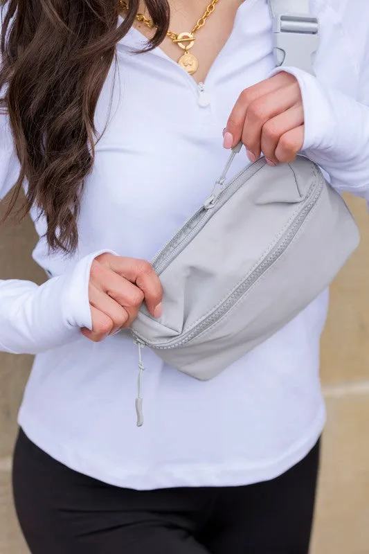 Aili's Corner Adventurer Nylon Sling Belt Bag