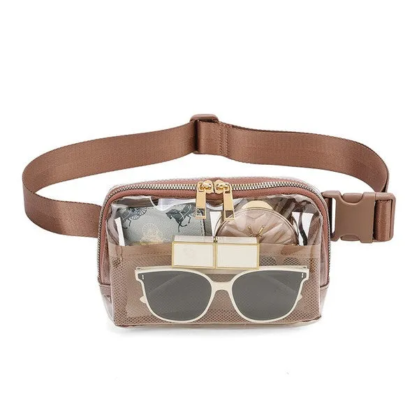 Aili's Corner Juni Clear Stadium Belt Bag
