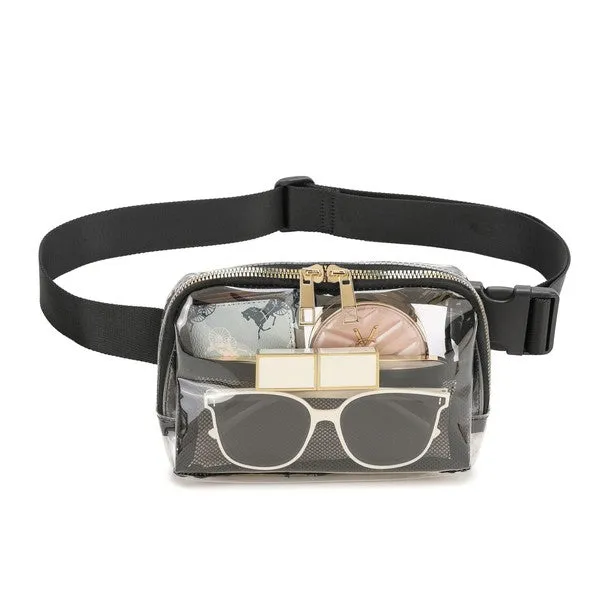 Aili's Corner Juni Clear Stadium Belt Bag