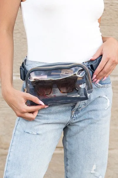 Aili's Corner Juni Clear Stadium Belt Bag