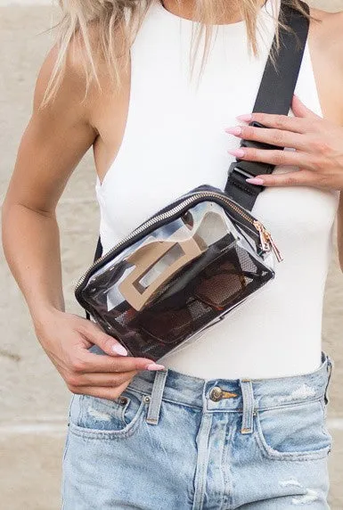 Aili's Corner Juni Clear Stadium Belt Bag