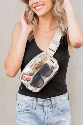 Aili's Corner Juni Clear Stadium Belt Bag