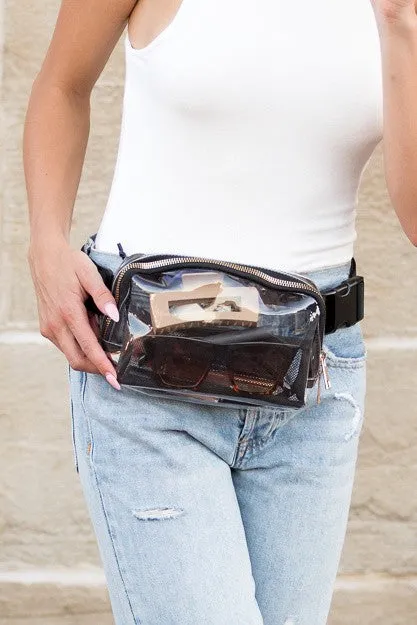 Aili's Corner Juni Clear Stadium Belt Bag