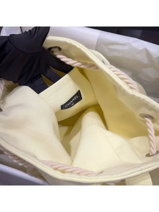 Backpack Nylon Beach Towel Backpack Ivory Large