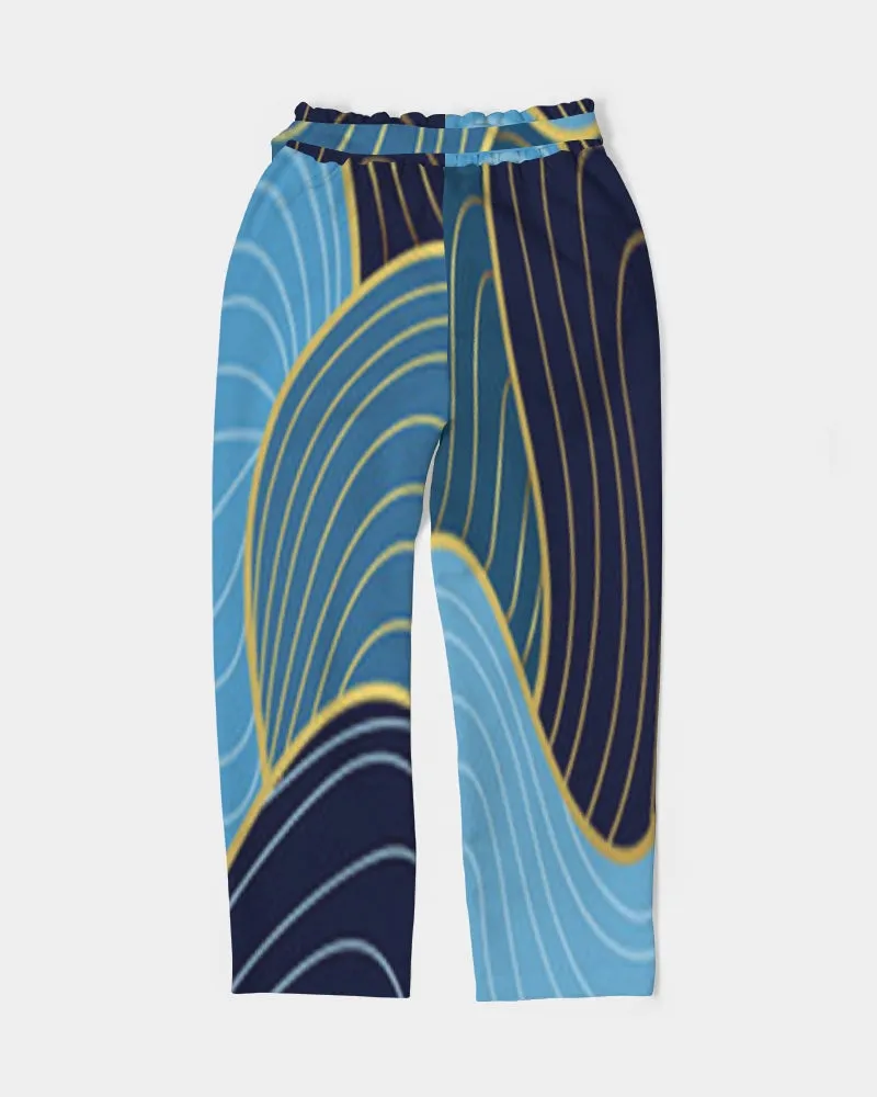 Blue Waves Women's Belted Tapered Pants