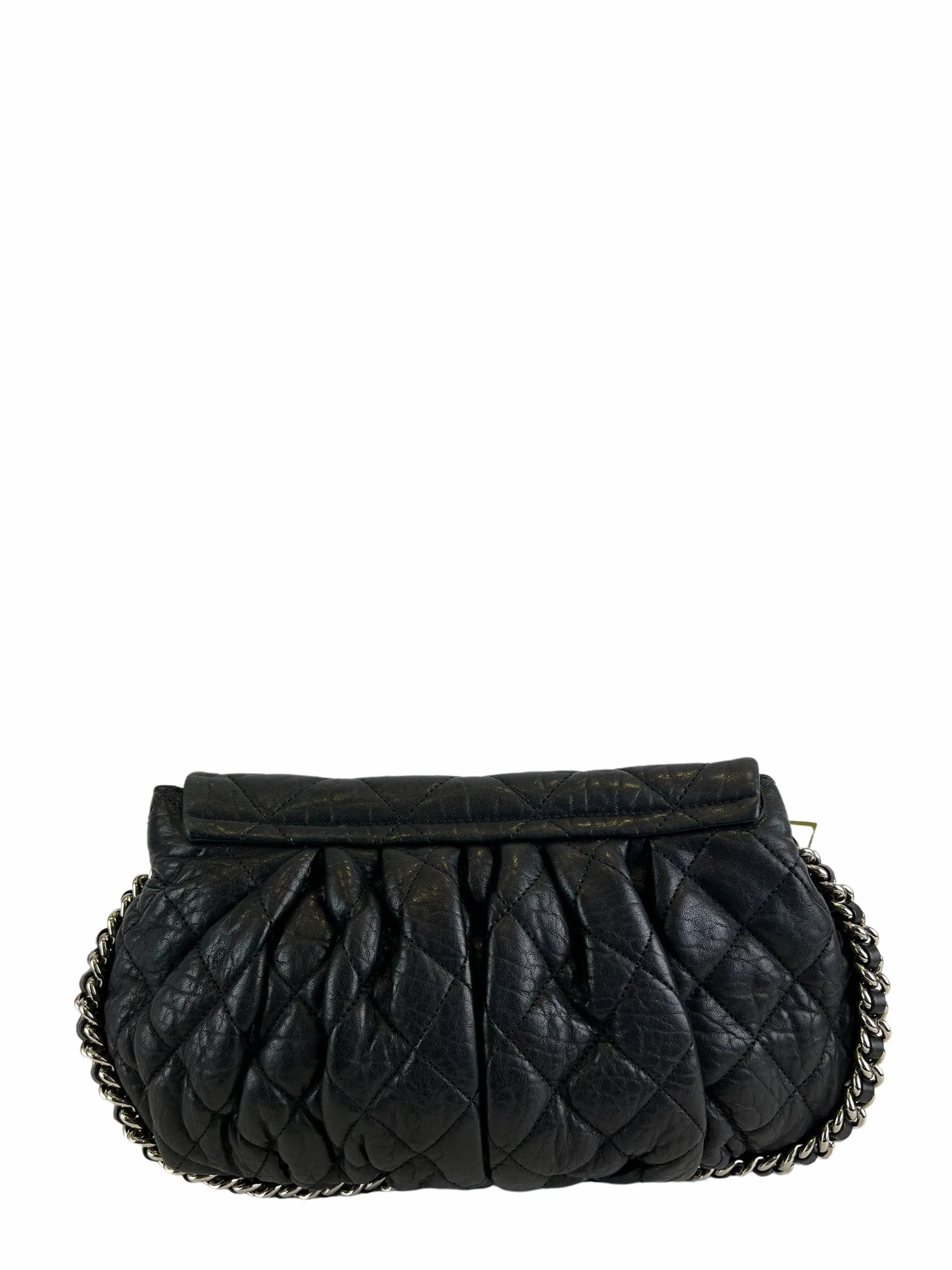 Chanel Black Leather Chain Flap Crossbody