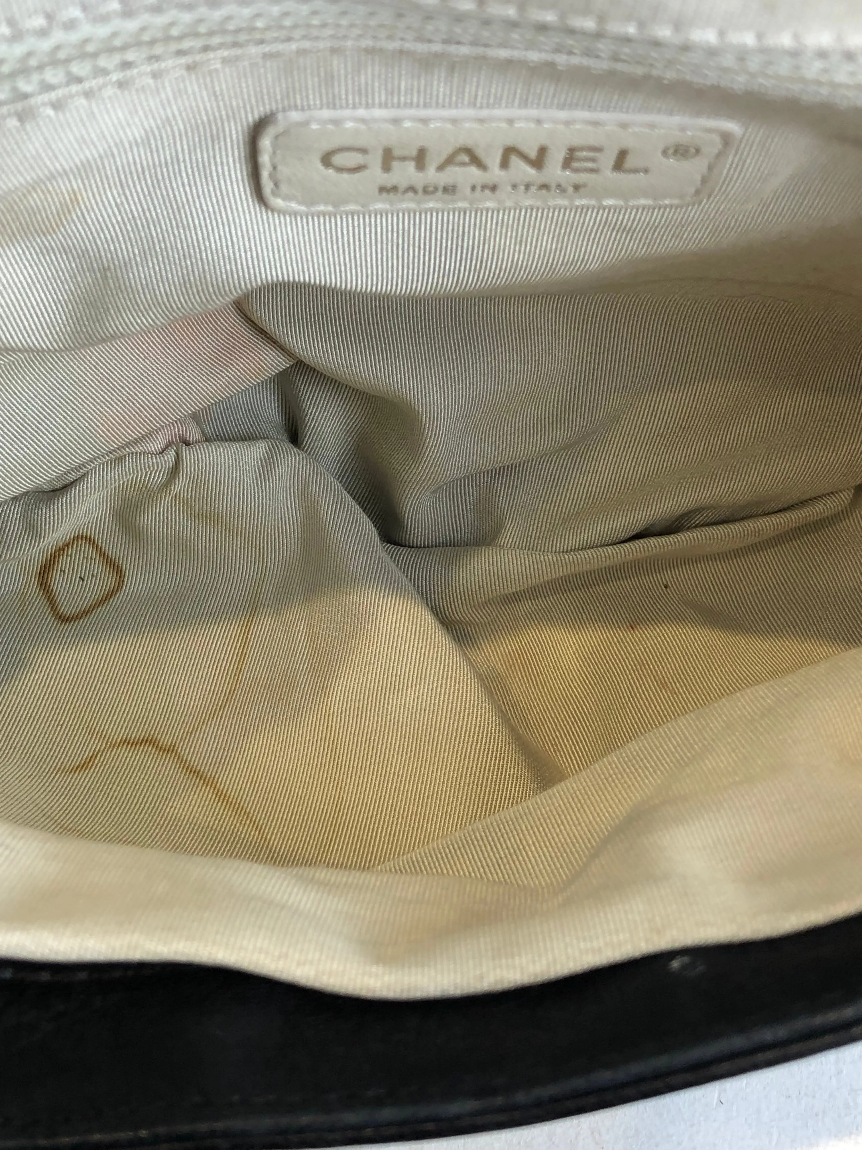 Chanel Black Leather Chain Flap Crossbody