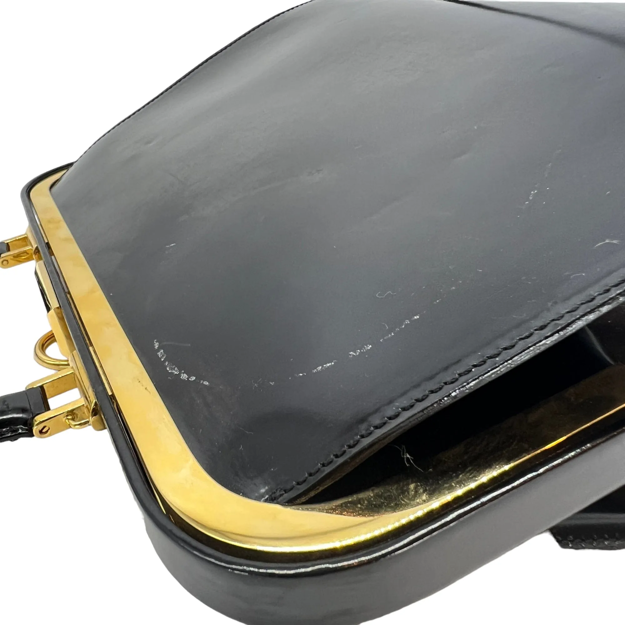 CHRISTIAN DIOR Vintage 2-Way Handle Bag - Black