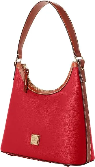 Dooney & Bourke Handbag Pebble Grain Hobo Bag, Red