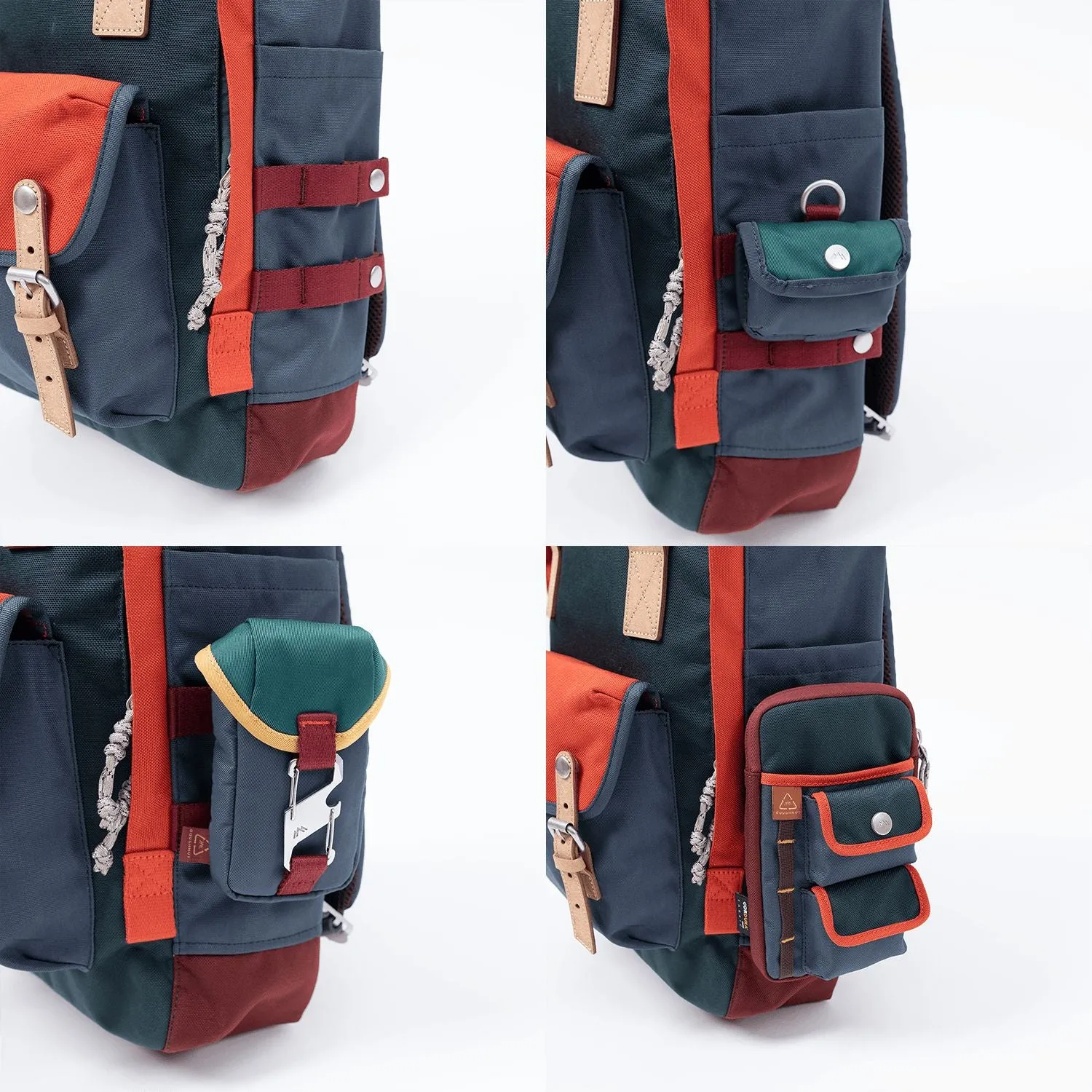 Doughnut Macaroon Large Happy Camper Series Backpack