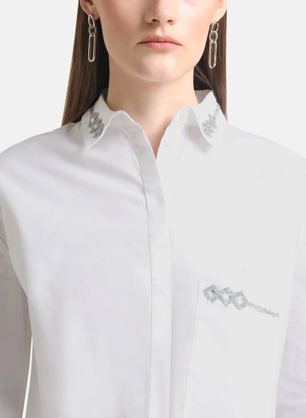 Embellished Boxy Shirt
