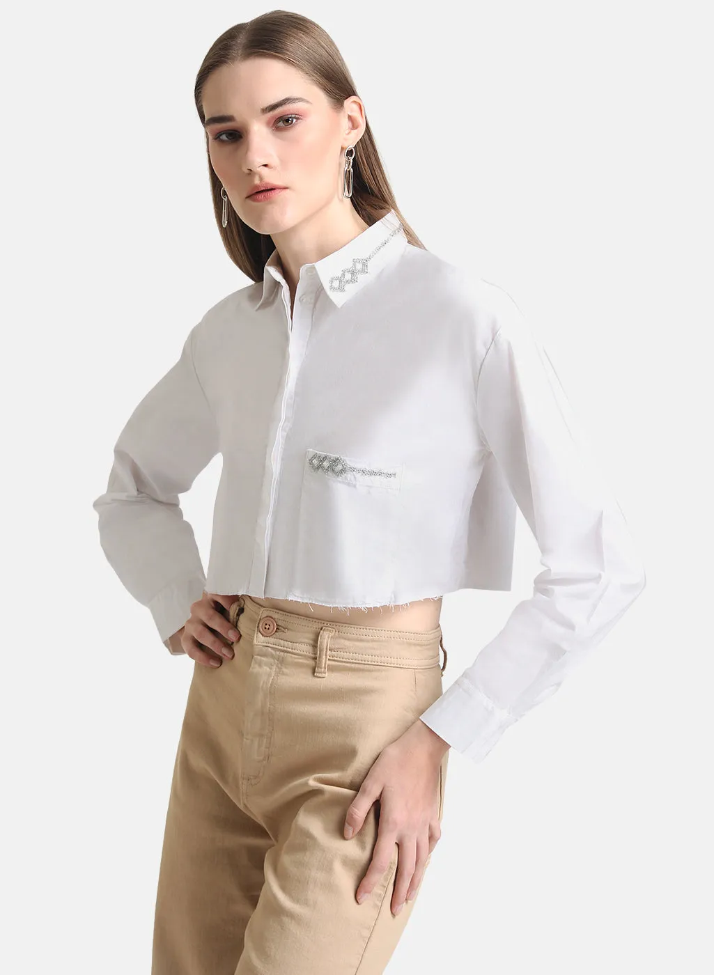 Embellished Boxy Shirt