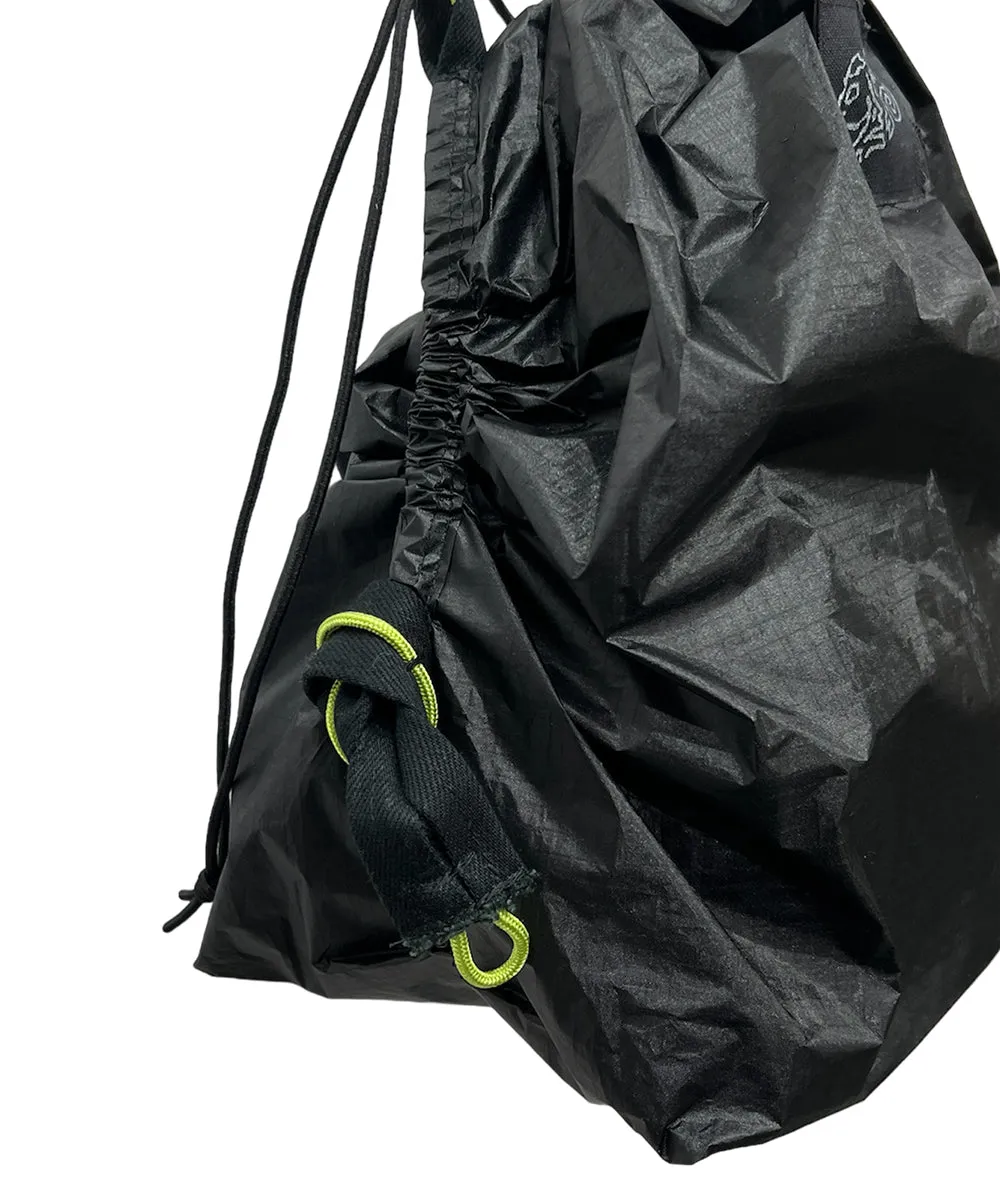 if space - not garbage bag square nylon rip black
