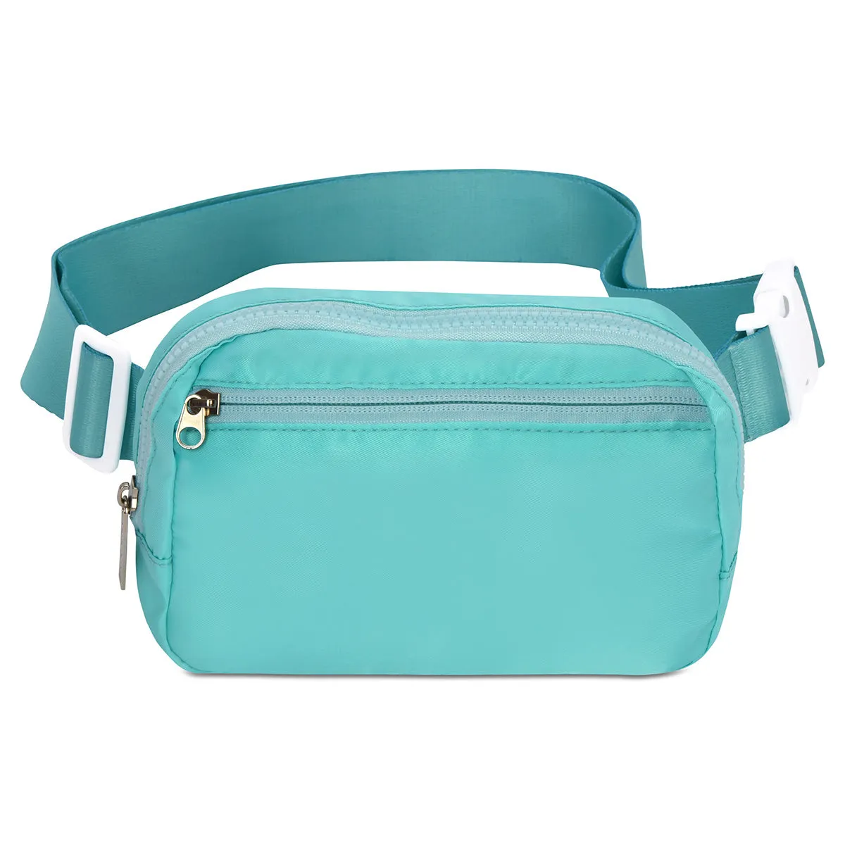 Iscrem Turquoise Nylon Belt Bag