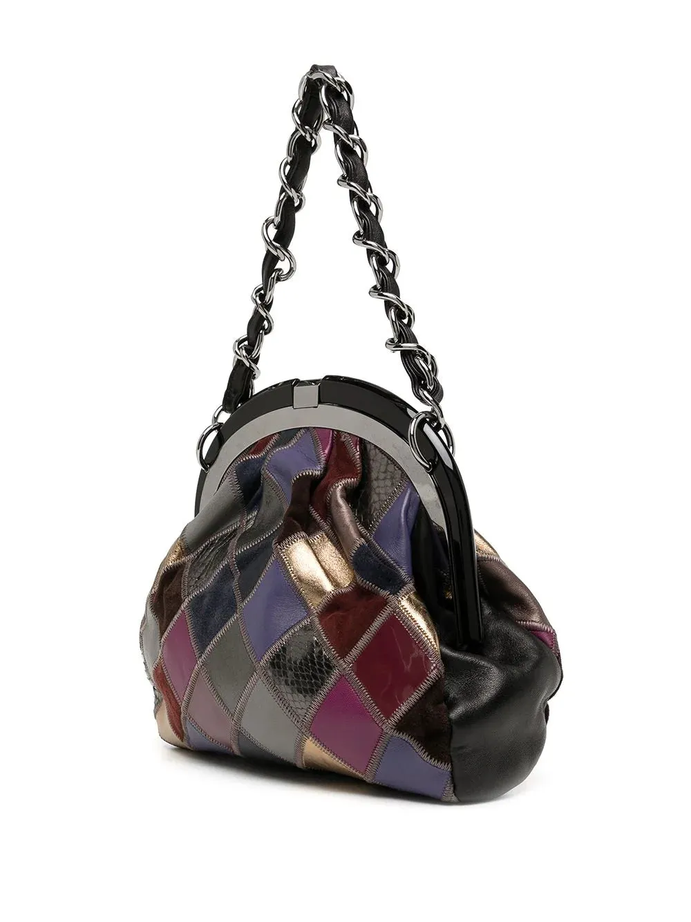 Leather Patchwork Handbag