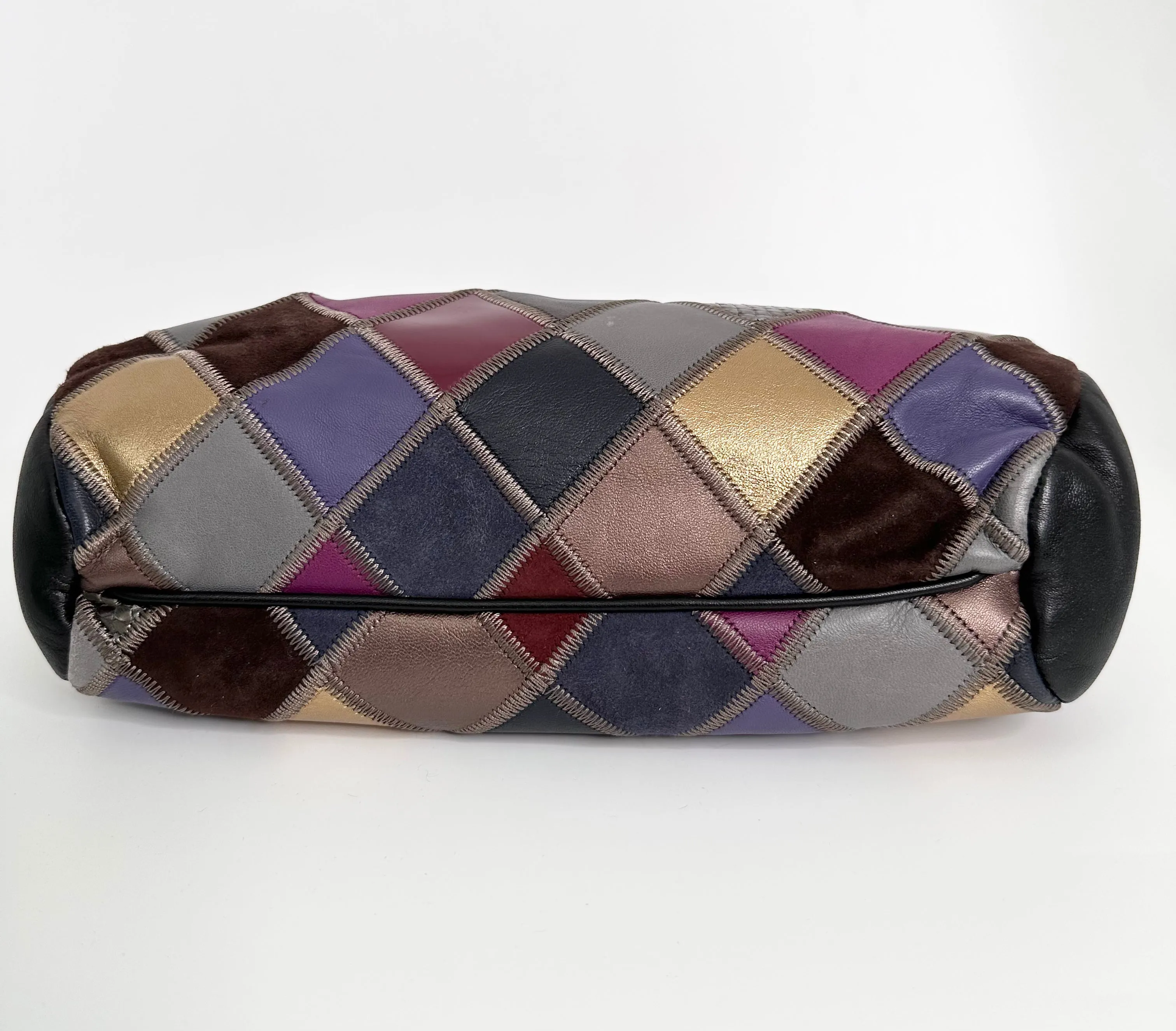 Leather Patchwork Handbag