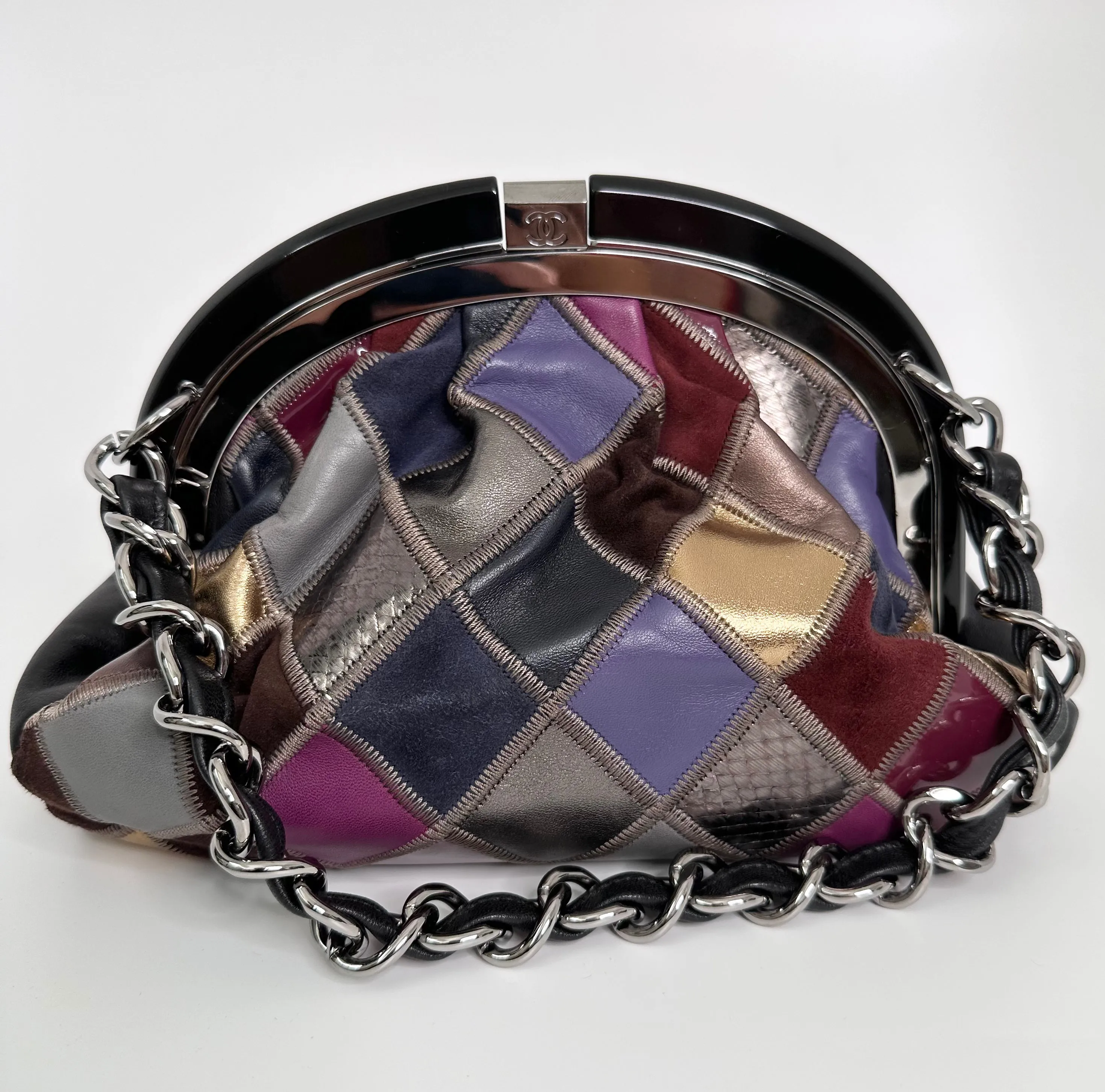 Leather Patchwork Handbag