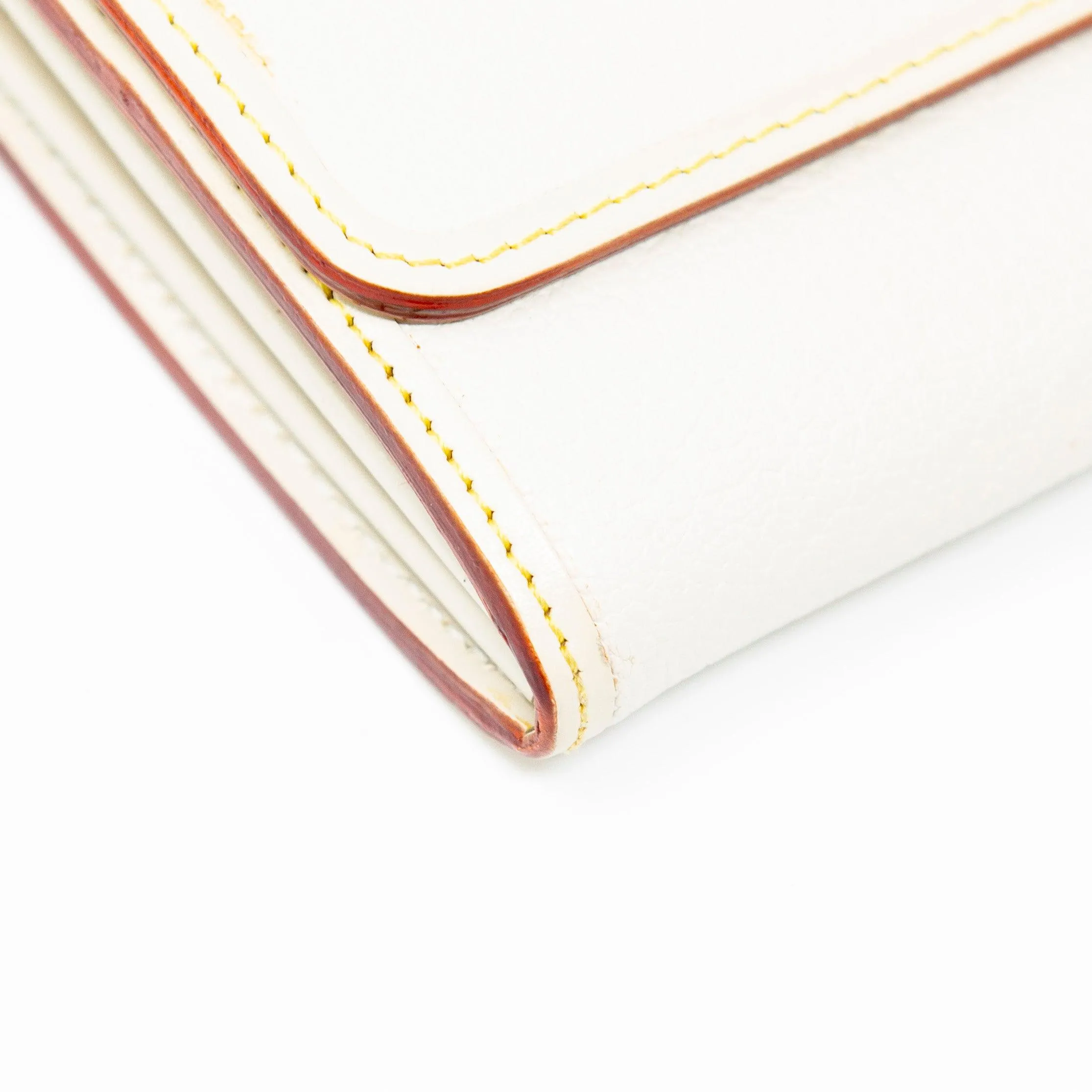 Louis Vuitton White Favori Suhali Continental Wallet