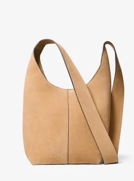 Michael Kors Dede Suede Hobo Bag Medium