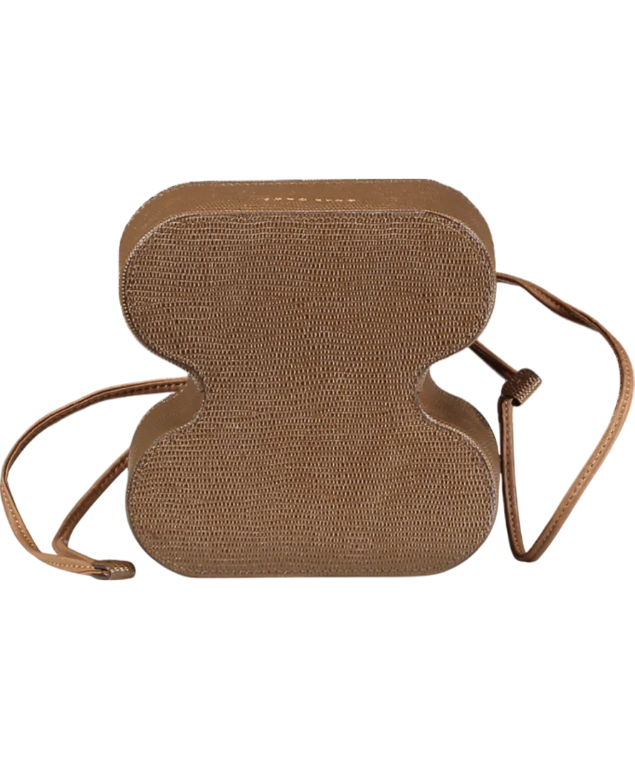 Song Ryoo Brown Curvy Top Handle Bucket Bag