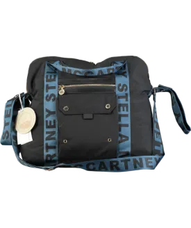 Stella McCartney Black Recycled Nylon Logo Changing Bag & Mat