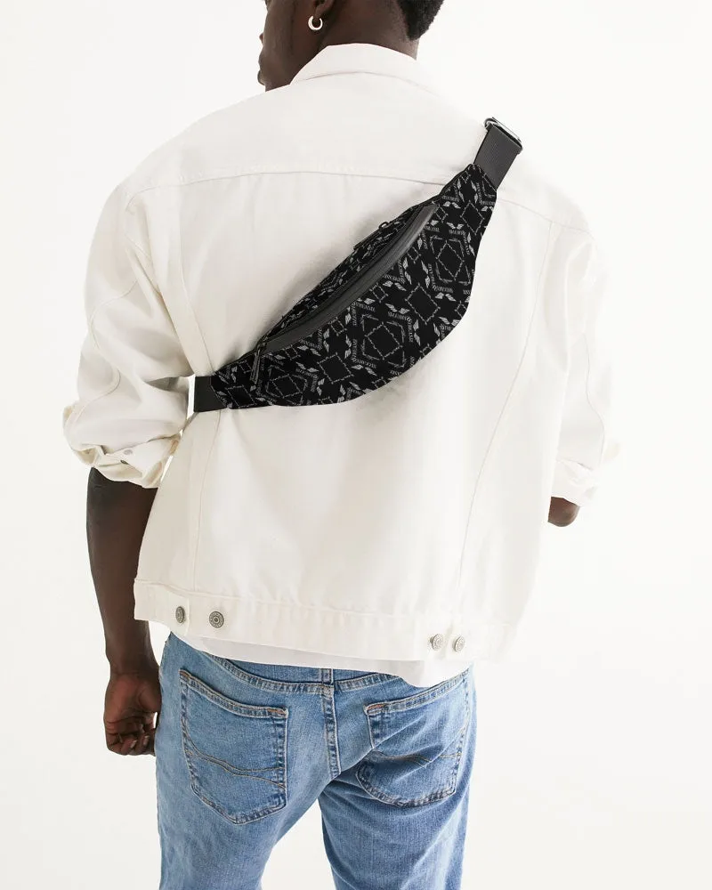 Streamz Black Diamonds Crossbody Sling Bag