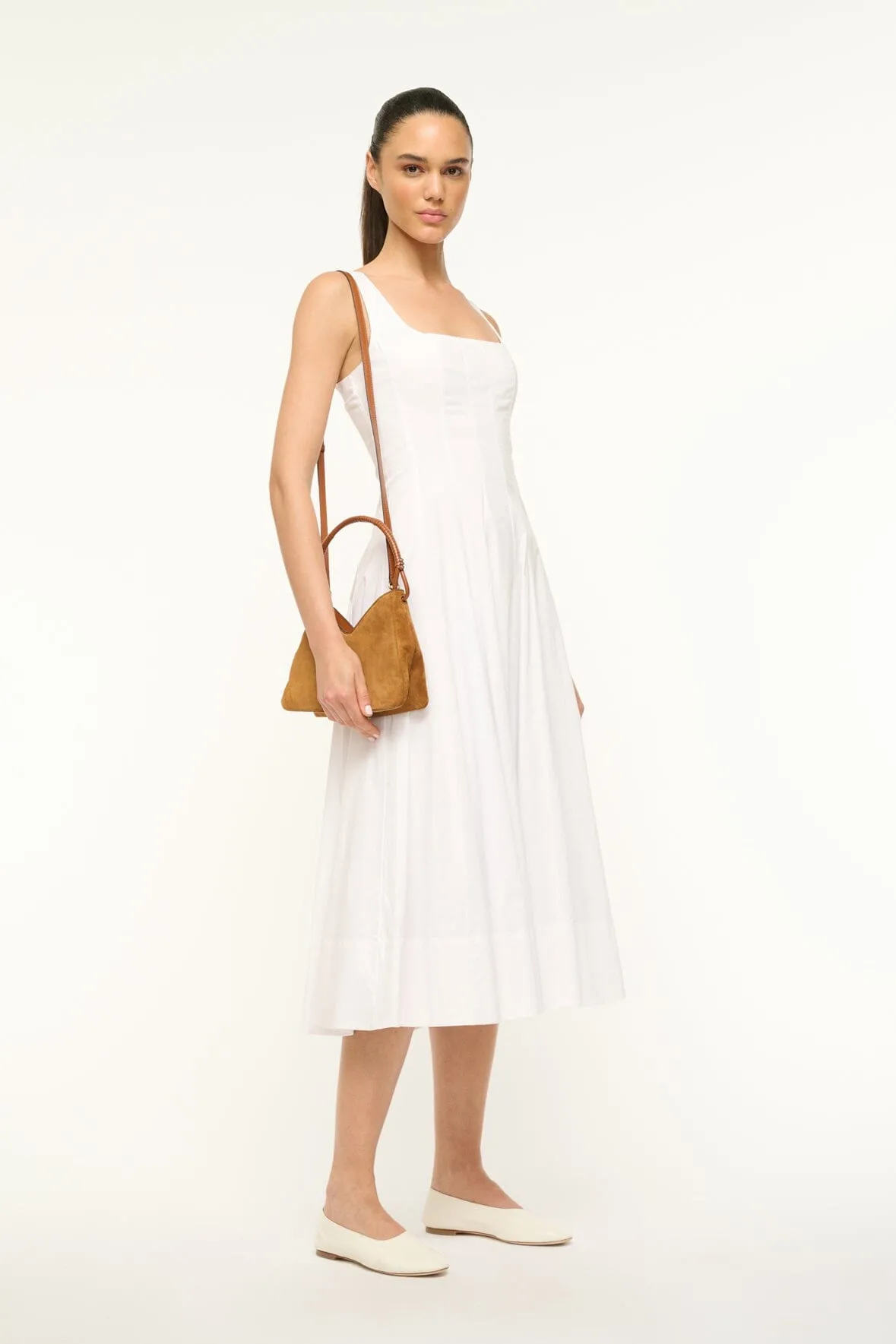 VALERIE SHOULDER BAG | TAN SUEDE