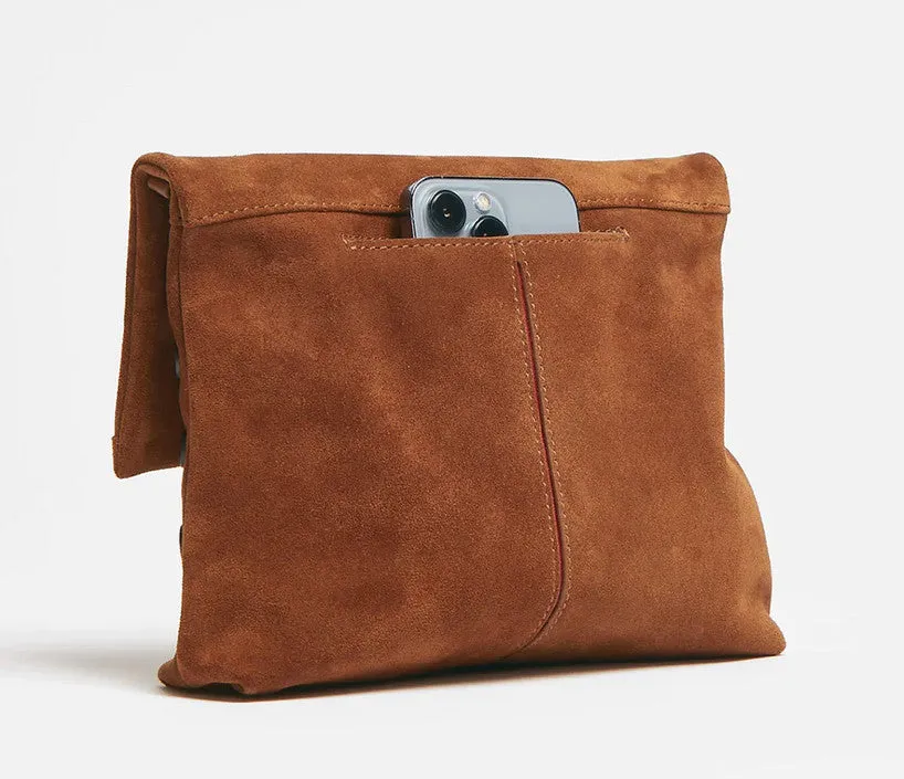VIP Medium Bag - Mahogany Suede