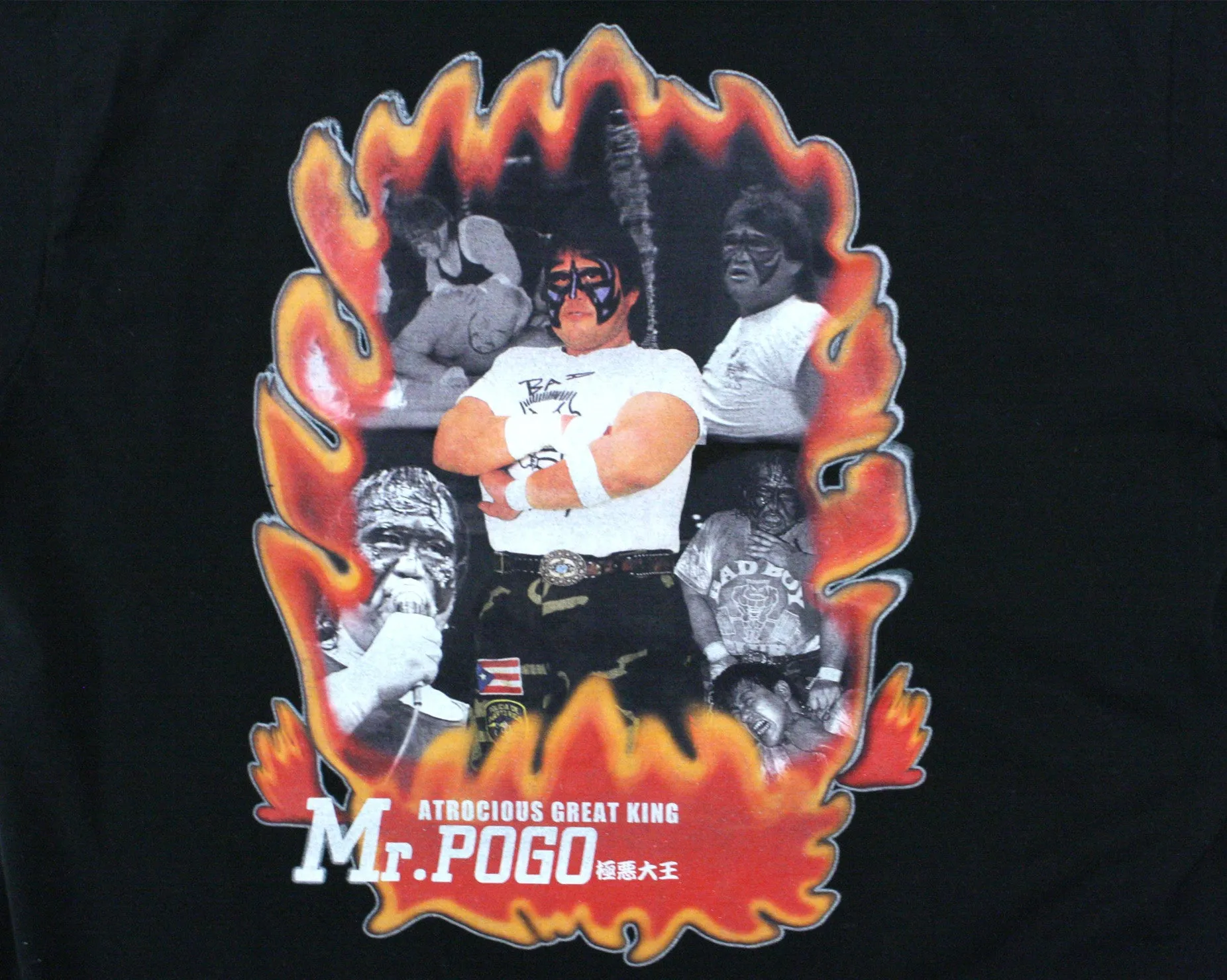 W*ING MR. POGO ATROCIOUS GREAT KING T-SHIRT L